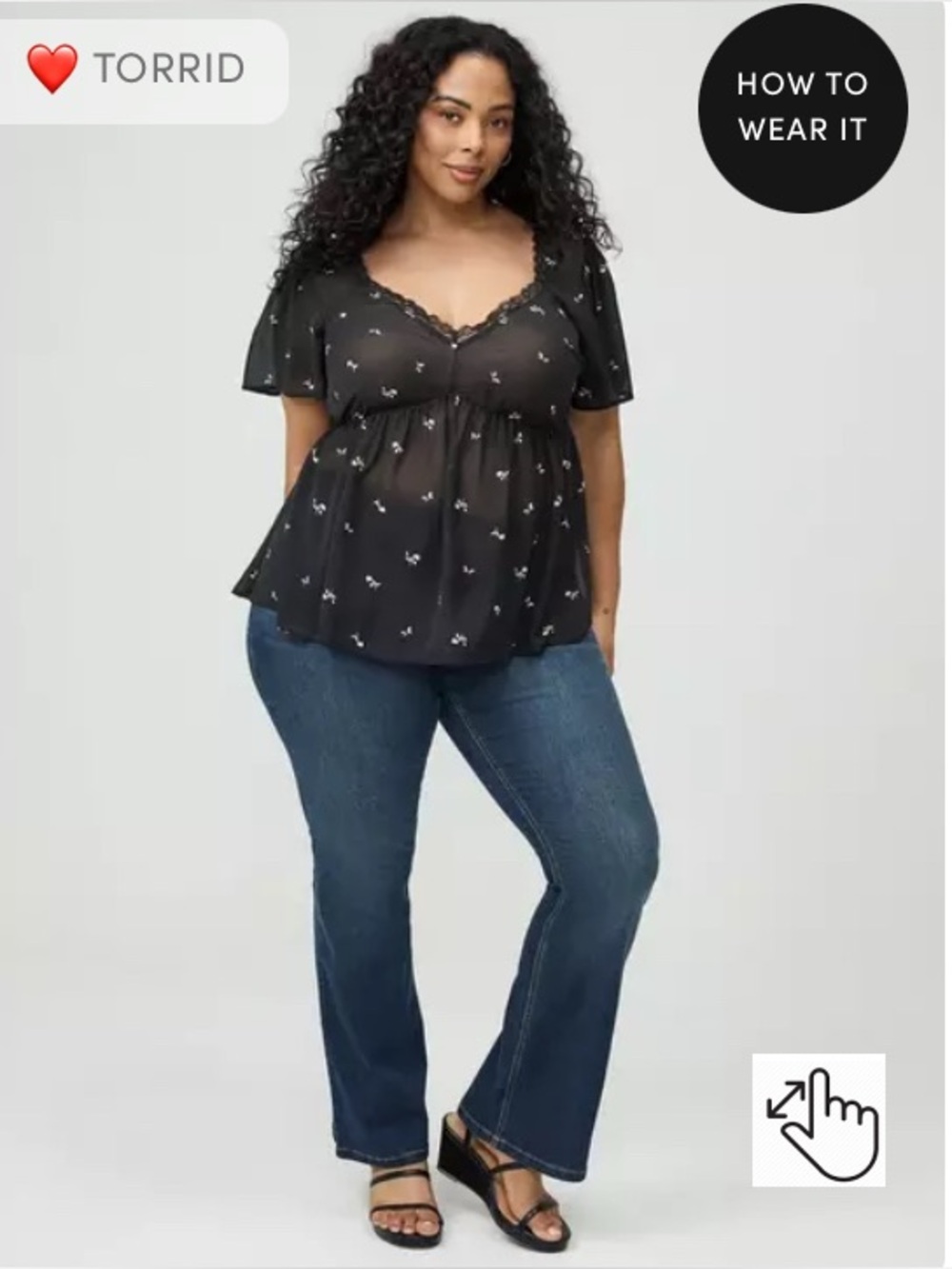NWT torrid Washed Blue Bootcut Jeans (tall)
